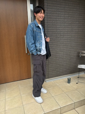 「BEAMS（ビームス）のアイテム（パンツ）」を使った、あやのさん（レディース・166cm）の秋コーディネート