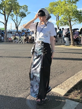 「アイテム（その他）」を使った、matsurikaさん（レディース・163cm）の夏コーディネート