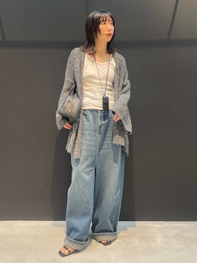 「アイテム（カーディガン/ボレロ）」を使った、cl___naoさん（レディース・149cm・30代）の夏コーディネート