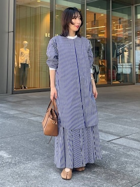 「アイテム（バングル/リストバンド）」を使った、cl___naoさん（レディース・149cm・30代）の夏コーディネート