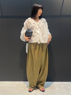 「アイテム（アクセサリー）」を使った、cl___naoさん（レディース・149cm・30代）の秋コーディネート