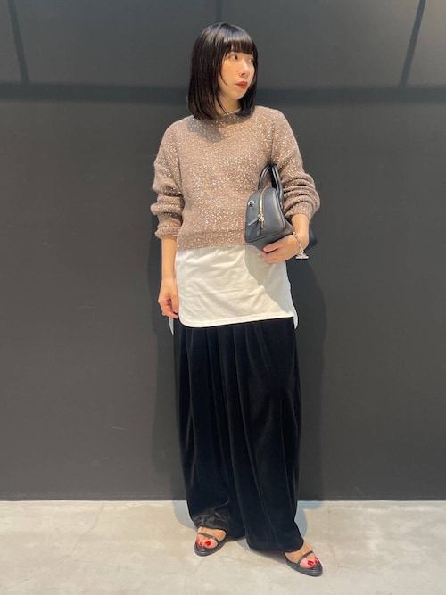 Curensology(カレンソロジー)/スパングルニットプルオーバー（ニット