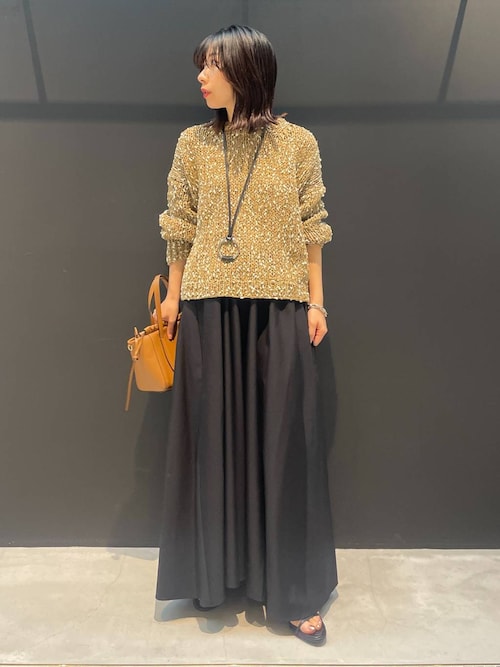 Curensology(カレンソロジー)/ミックスハンドニットプルオーバー