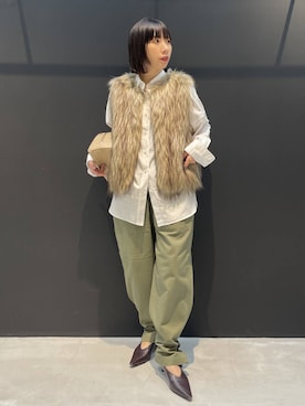 「アイテム（ベスト）」を使った、cl___naoさん（レディース・149cm・30代）の秋コーディネート