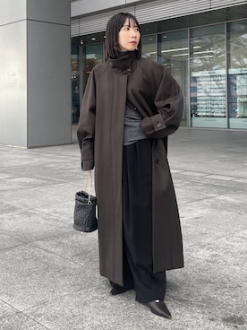 「アイテム（ピアス（両耳用））」を使った、cl___naoさん（レディース・149cm）の秋コーディネート