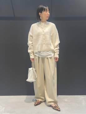 「アイテム（ピアス（両耳用））」を使った、cl___naoさん（レディース・149cm）の秋コーディネート