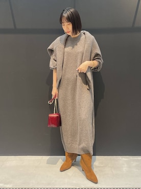 「アイテム（ブレスレット）」を使った、cl___naoさん（レディース・149cm）の秋コーディネート