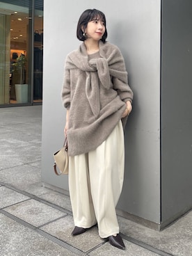 「アイテム（ピアス（両耳用））」を使った、cl___naoさん（レディース・149cm・30代）の秋コーディネート