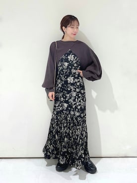 「カシュクールニット」｜cl___naoさん（レディース・150cm）の秋コーディネート