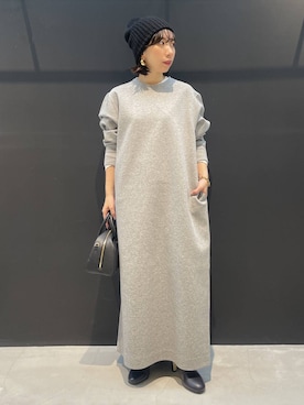 「アイテム（ピアス（両耳用））」を使った、cl___naoさん（レディース・149cm）の冬コーディネート