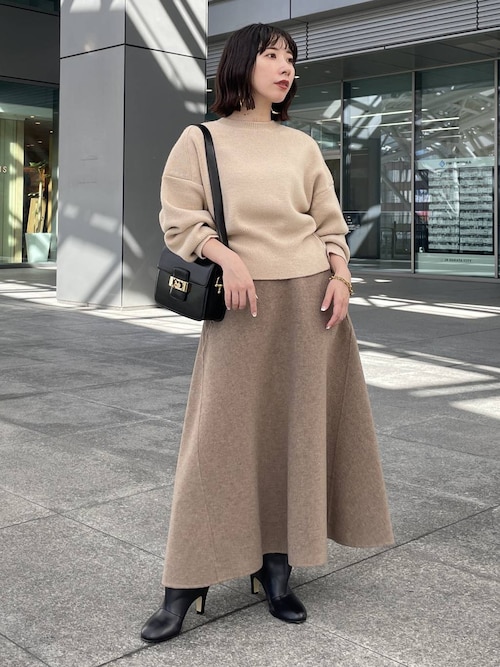 Curensology(カレンソロジー)/ウールボンディングスカート（スカート