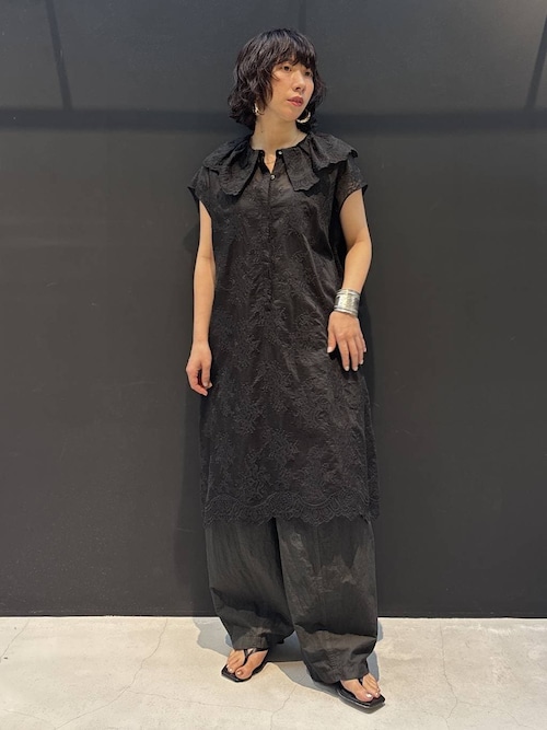 美品✨Curensology レースタックブラウス　ブラック 09 FREE 中古・古着通販】Curensology (カレンソロジー) ラッフルレース