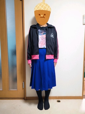 「アイテム（スカート）」を使った、yunaさん（レディース・158cm）の秋コーディネート