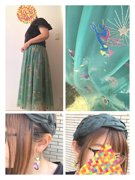 「ScoLar（スカラー）のアイテム」を使った、misato　さん（レディース・156cm）の夏コーディネート