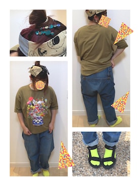 「ScoLar Parity（スカラーパリティ）のアイテム」を使った、misato　さん（レディース・156cm）の夏コーディネート