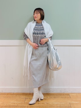 タナさん（レディース・155cm）の冬コーディネート