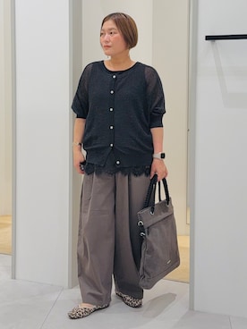 「THE SHOP TK （ザ ショップ ティーケー ）のアイテム（ショルダーバッグ）」を使った、タナさん（レディース・155cm）の秋コーディネート