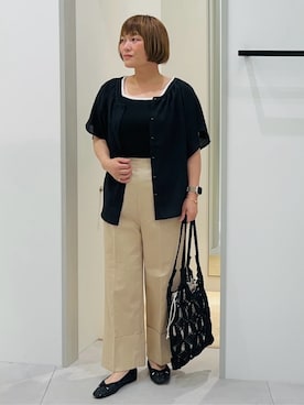 「THE SHOP TK （ザ ショップ ティーケー ）のアイテム（パンプス）」を使った、タナさん（レディース・155cm）の春コーディネート