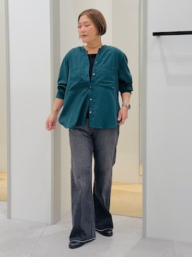 「THE SHOP TK （ザ ショップ ティーケー ）のアイテム（タンクトップ）」を使った、タナさん（レディース・155cm）の秋コーディネート