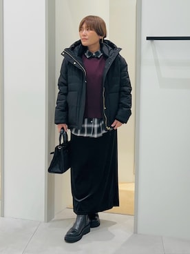 「THE SHOP TK （ザ ショップ ティーケー ）のアイテム」を使った、タナさん（レディース・155cm）の秋コーディネート