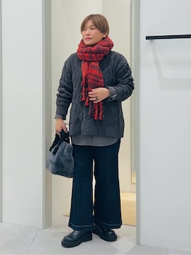 タナさん（レディース・155cm）の冬コーディネート