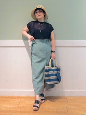 タナさん（レディース・155cm）の夏コーディネート