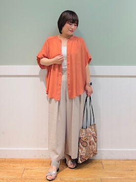 タナさん（レディース・155cm）の春コーディネート