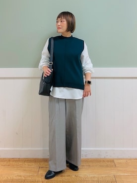 「DRESKIP（ドレスキップ）のアイテム（その他トップス）」を使った、タナさん（骨格ウェーブ・レディース・155cm）の秋コーディネート