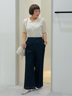 「THE SHOP TK （ザ ショップ ティーケー ）のアイテム（パンプス）」を使った、タナさん（レディース・155cm）の春コーディネート