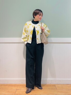 「DRESKIP（ドレスキップ）のアイテム（ブーツ）」を使った、タナさん（骨格ウェーブ・レディース・155cm）の秋コーディネート