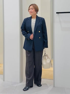 「THE SHOP TK （ザ ショップ ティーケー ）のアイテム」を使った、タナさん（レディース・155cm）の春コーディネート