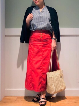 タナさん（レディース・155cm）の春コーディネート