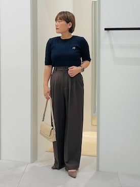 「アイテム（パンプス）」を使った、タナさん（レディース・155cm）の夏コーディネート