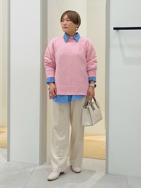 「THE SHOP TK （ザ ショップ ティーケー ）のアイテム」を使った、タナさん（レディース・155cm）の冬コーディネート