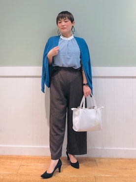 「DRESKIP（ドレスキップ）のアイテム（パンプス）」を使った、タナさん（レディース・155cm）の夏コーディネート