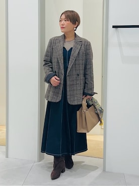 タナさん（レディース・155cm）の冬コーディネート