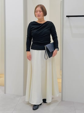 「THE SHOP TK （ザ ショップ ティーケー ）のアイテム（ショルダーバッグ）」を使った、タナさん（レディース・155cm）の秋コーディネート