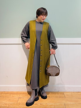 タナさん(レディース・155cm)の冬コーディネート