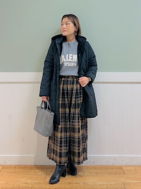 タナさん（レディース・155cm）の冬コーディネート