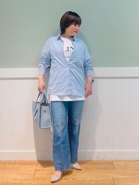 「DRESKIP（ドレスキップ）のアイテム（パンプス）」を使った、タナさん（骨格ウェーブ・レディース・155cm）の春コーディネート