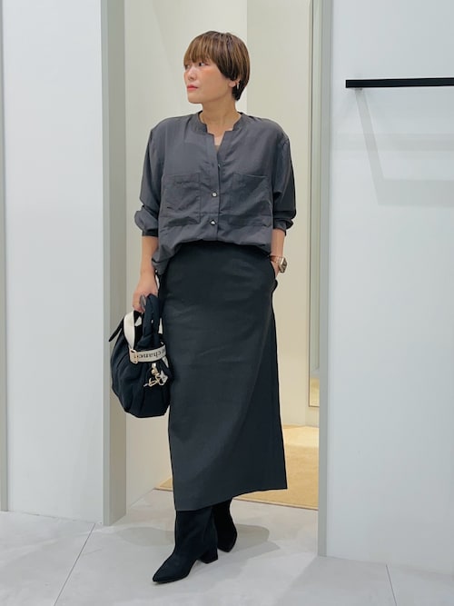 トップス Sho SLY | FRONT ZIP CUT RIB トップス (Tシャツ・カットソー(半袖