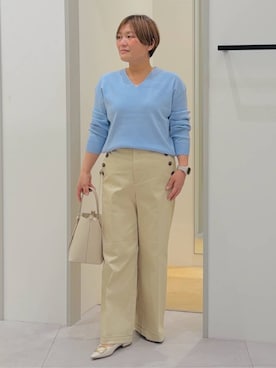 「HusHusH（ハッシュアッシュ）のアイテム」を使った、タナさん（レディース・155cm）の冬コーディネート