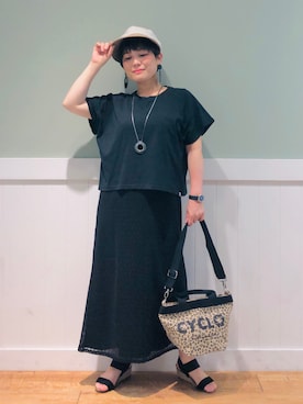 タナさん（レディース・155cm）の夏コーディネート