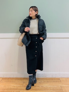 タナさん（レディース・155cm）の冬コーディネート