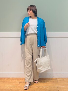 「DRESKIP（ドレスキップ）のアイテム（バッグ）」を使った、タナさん（レディース・155cm）の春コーディネート