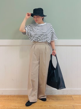 「DRESKIP（ドレスキップ）のアイテム」を使った、タナさん（骨格ウェーブ・レディース・155cm）の春コーディネート