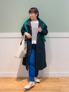 「DRESKIP（ドレスキップ）のアイテム（その他アウター）」を使った、タナさん（レディース・155cm）の冬コーディネート
