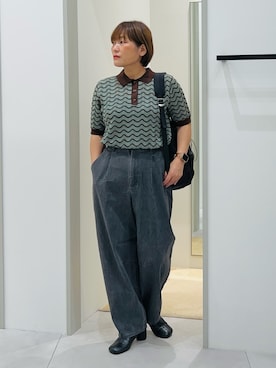 「アイテム（バックパック/リュック）」を使った、タナさん（レディース・155cm）の夏コーディネート