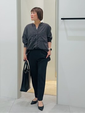 「THE SHOP TK （ザ ショップ ティーケー ）のアイテム（タンクトップ）」を使った、タナさん（レディース・155cm）の春コーディネート