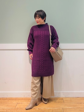 タナさん（レディース・155cm）の冬コーディネート